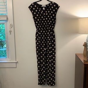 Anthropologie Polka Dot Jumpsuit